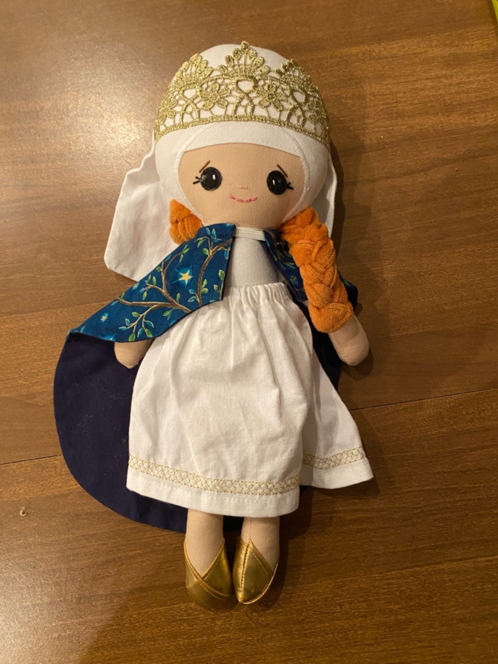 Handmade Princess Doll 12” - Classic Cloth Clothing NWOT